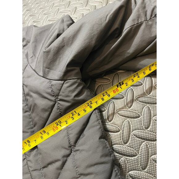 Patagonia Micro Puff Full Zip Quilted Insulated Hooded Jacket Womens XL Gray - Picture 4 of 9